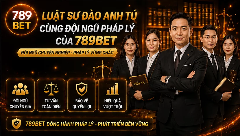 Luật sư Đào Anh Tú cùng đội ngũ pháp lý của 789Bet
