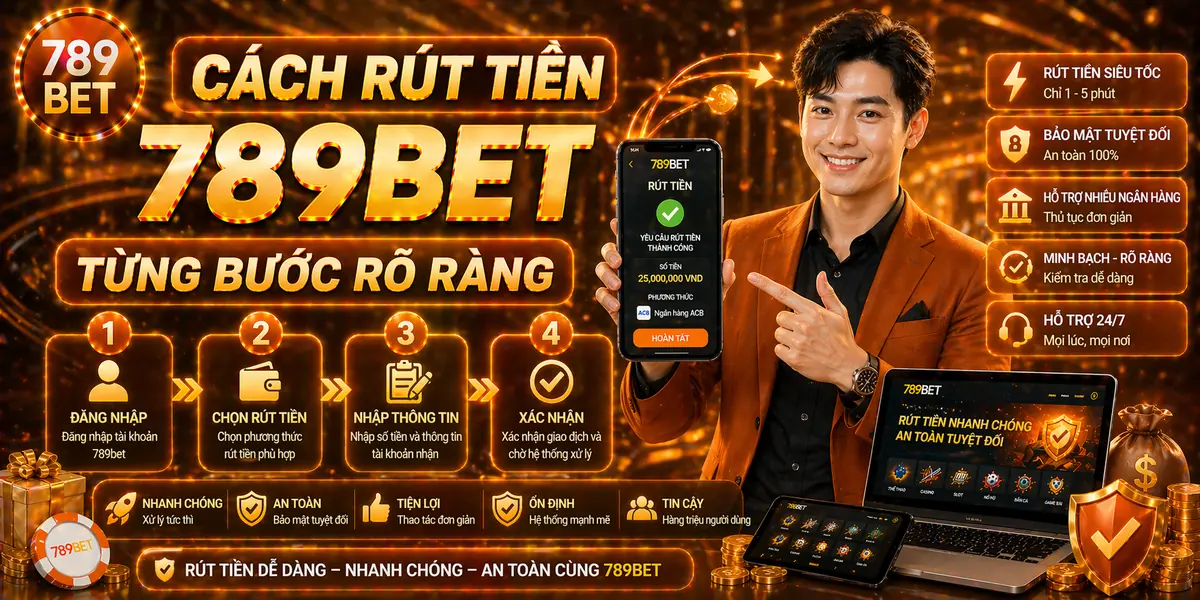 Cách rút tiền 789bet từng bước rõ ràng Cách rút tiền 789bet từng bước rõ ràng
