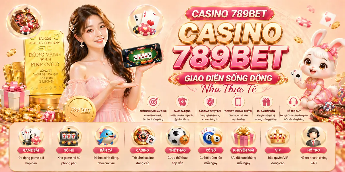 Casino 789bet giao diện sống động như thực tế Casino 789bet giao diện sống động như thực tế