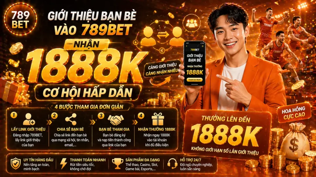 Giới thiệu bạn bè vào 789Bet nhận 1888K – Cách kết nối và chia sẻ trải nghiệm