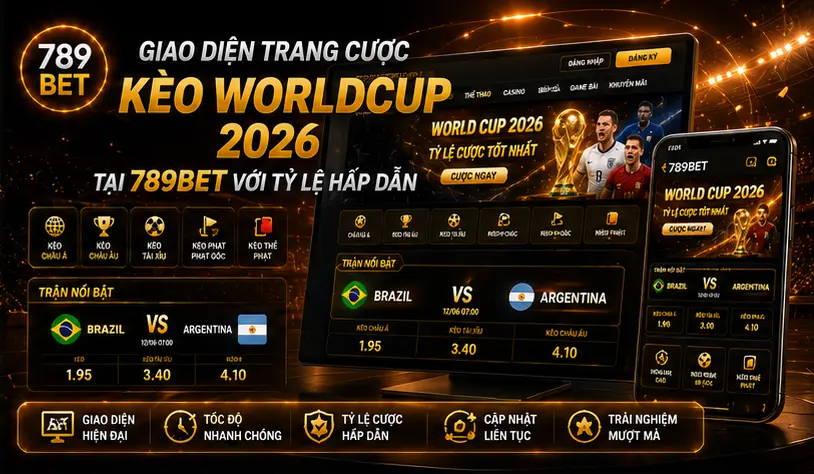 Người chơi tham gia đặt cược Kèo WorldCup 2026 trên nền tảng 789Bet Người chơi tham gia đặt cược Kèo WorldCup 2026 trên nền tảng 789Bet