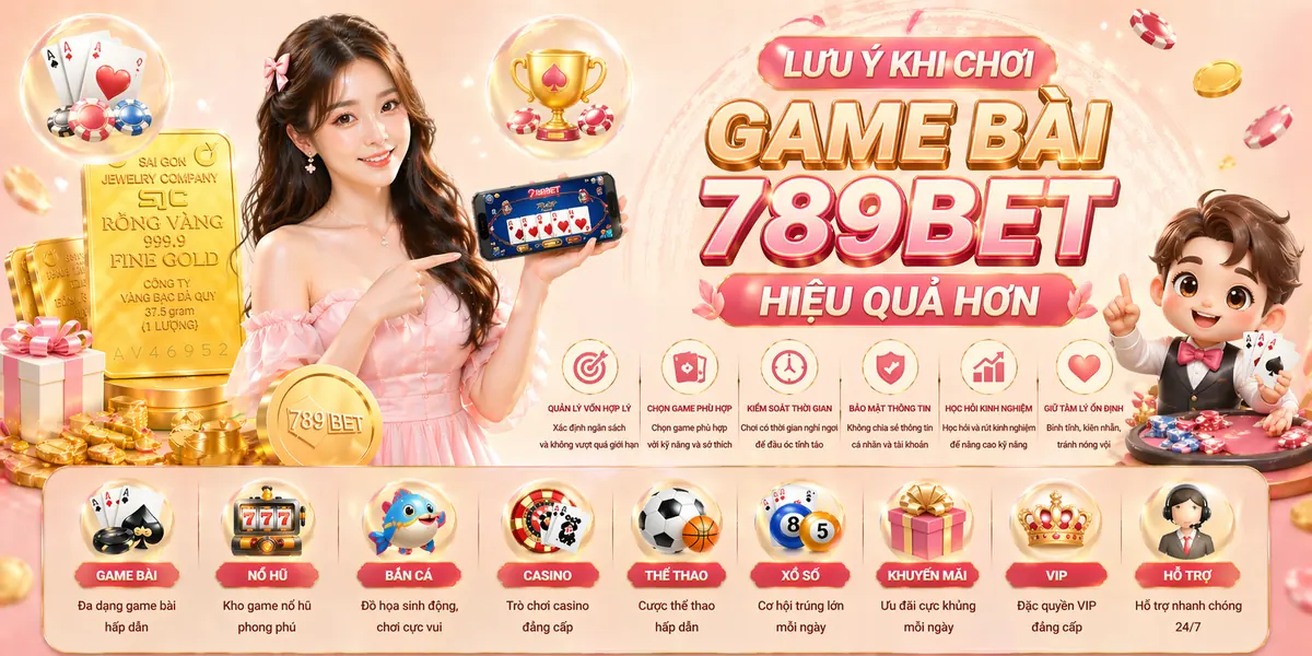 Lưu ý khi chơi game bài 789bet hiệu quả hơn Lưu ý khi chơi game bài 789bet hiệu quả hơn
