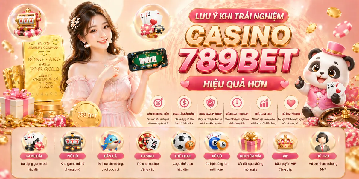 Lưu ý khi trải nghiệm casino 789bet hiệu quả hơn Lưu ý khi trải nghiệm casino 789bet hiệu quả hơn