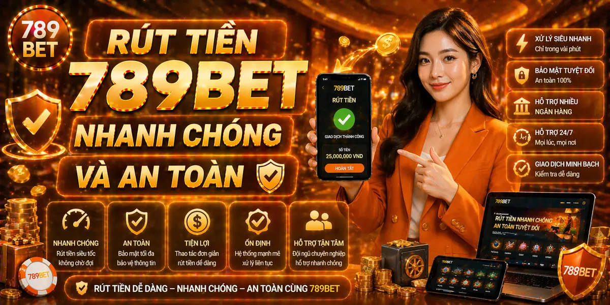 Rút tiền 789bet nhanh chóng và an toàn Rút tiền 789bet nhanh chóng và an toàn