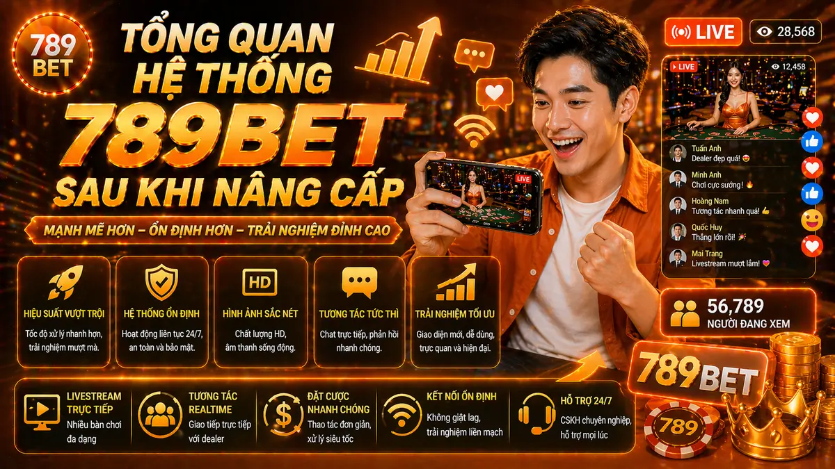 Tổng quan hệ thống 789bet sau khi nâng cấp Tổng quan hệ thống 789bet sau khi nâng cấp
